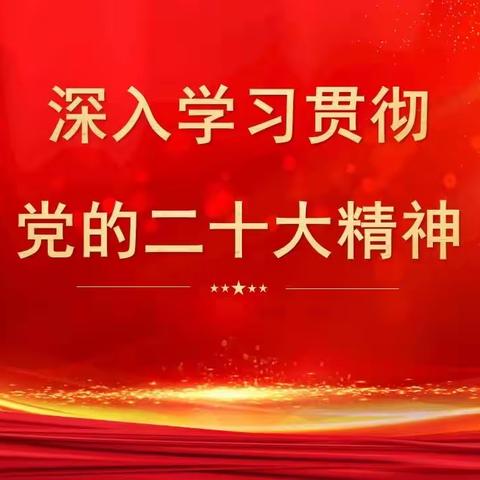 深刻领会党的二十大精神 ，全力推动职业教育发展