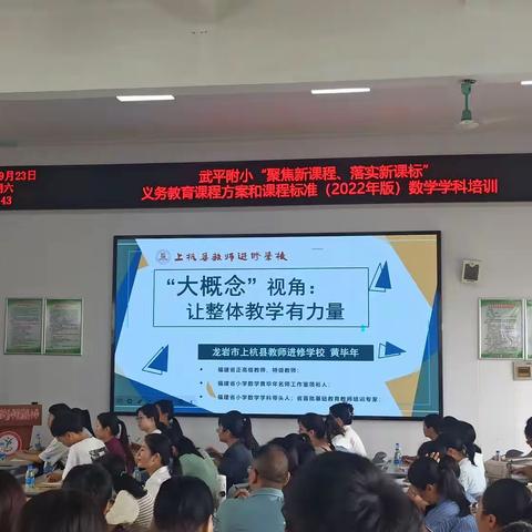 聚焦新课程 落实新课标——“大概念”视角：让整体教学有力量