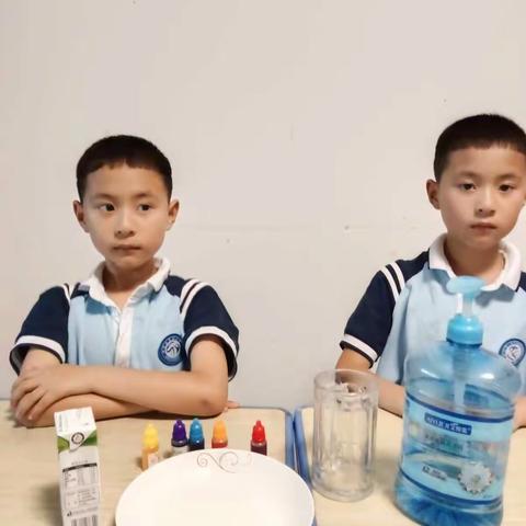 小实验之～～牛奶山水画