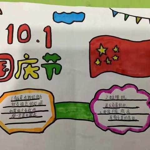 白璧集中心小学“最燃中国心 践行少年梦”喜迎国庆系列活动之五年级手抄报