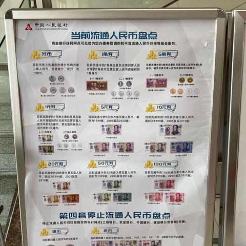 丰乐支行营业室开展不宜流通人民币宣传及兑换活动