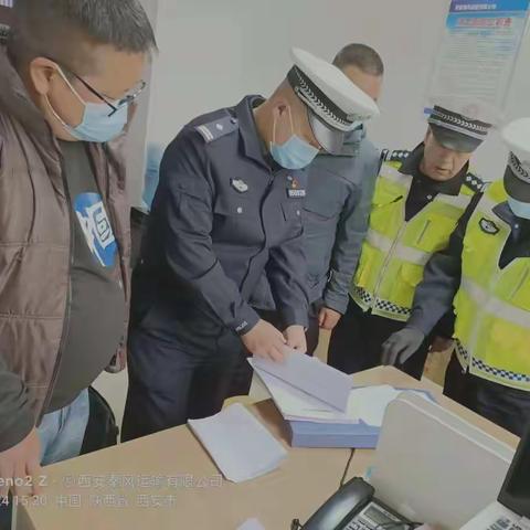 临潼交警深入渣土企业，三查三见强化安全管理