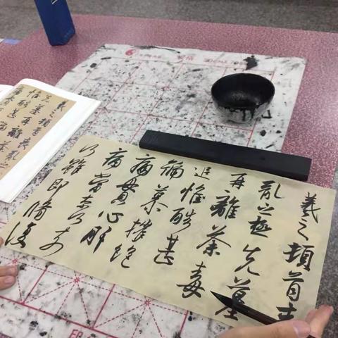 张溪松书法工作室暑假班图片汇报微展