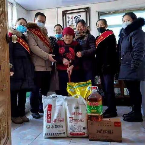 建业社区联合松原市科技局、九台农商银行 元旦走访慰问    不忘初心送温暖