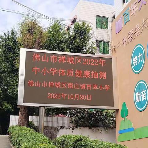 健康体魄展风采 体质测试助成长 ----育萃小学顺利完成禅城区学生体质健康抽测工作