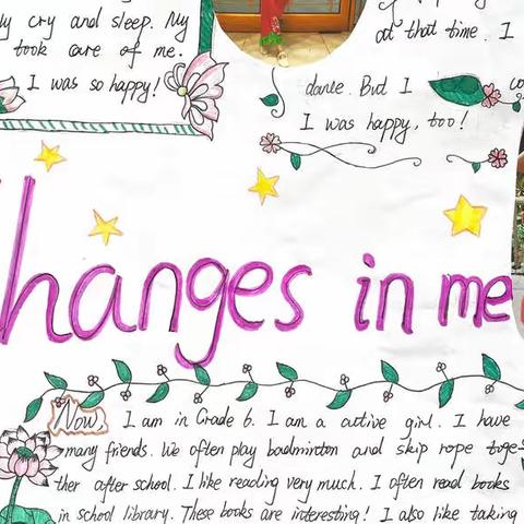 Writing show—Changes in me