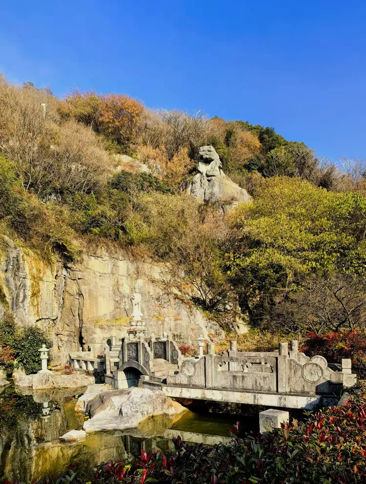 太湖三山岛新年的一天