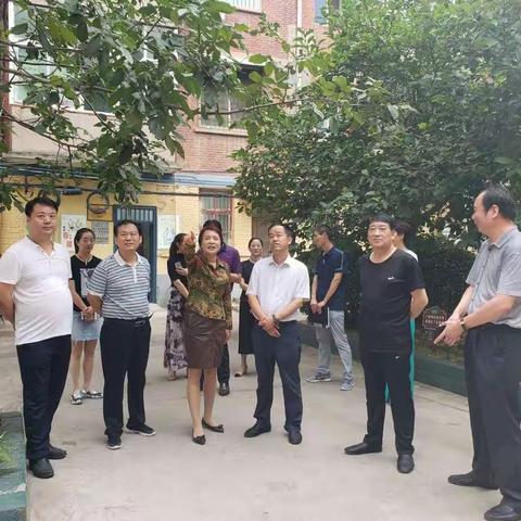 市委宣传部副部长、市创文办主任陈建富等领导一行莅临老街办事处调研指导新时代文明实践站工作