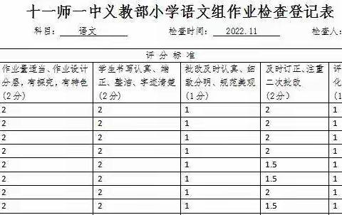 自律促成长、互查树新风——十一师第一中学义教部开展作业常规检查活动