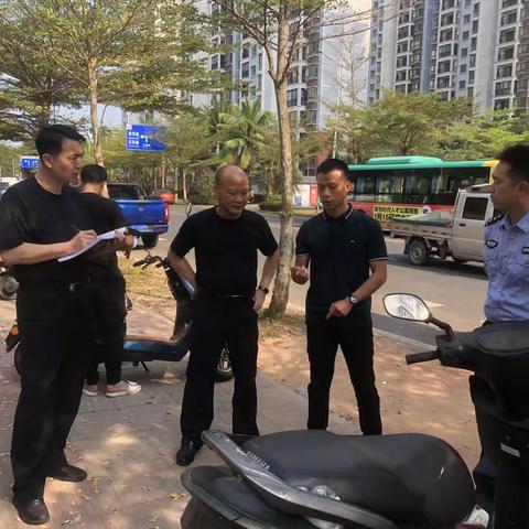 省厅交警总队“亮尾”行动专班莅临琼海大队督导检查专项整治工作开展情况