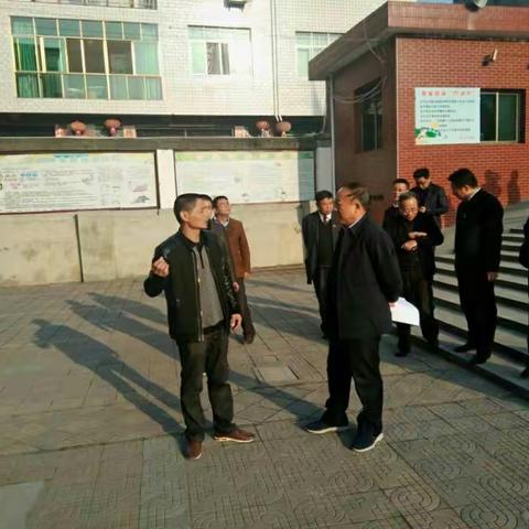 国家义务教育均衡发现评估认定督导6组专家莅临棠阴中心小学检查