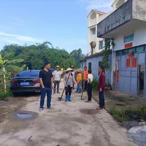 迈格中队开展环境卫生大整治专项行动