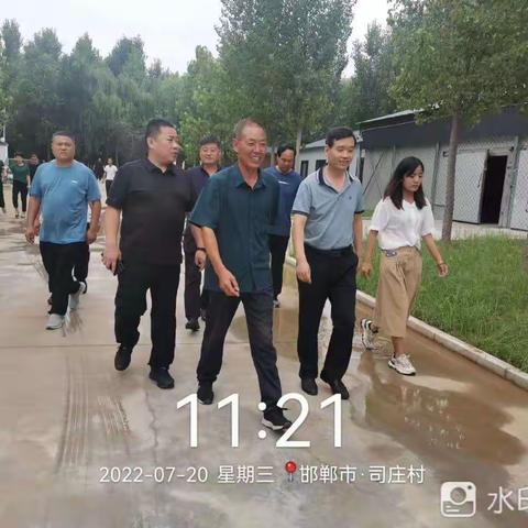 石家庄市平山县林业工作站来广平县参观学习林下经济赤松茸种植技术