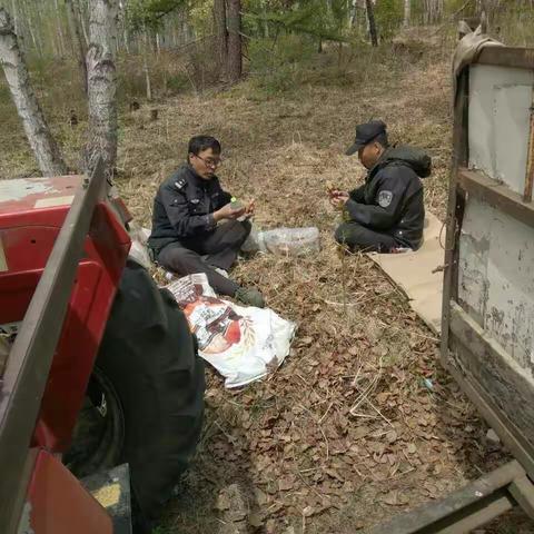 前进中的根河森林公安局加拉嘎派出所