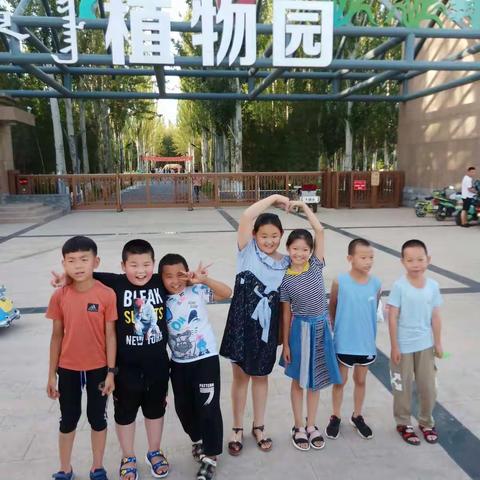 三（6）班，志愿者小分队走进临河植物园