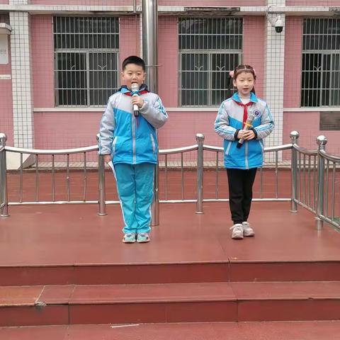 记南方三小第三周春季传染病预防主题升旗仪式