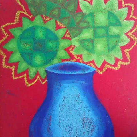 美术课多奇妙——绚丽砂纸画