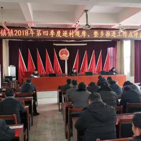 徐镇镇开展2018年第四季度“逐村观摩、整乡推进”活动