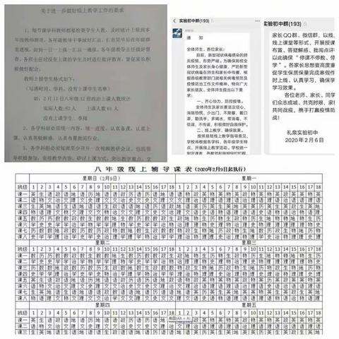 培育希望，共战疫情，静候春来—— 记八年级物理组线上教学活动