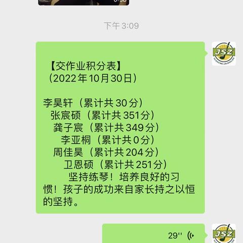 金手指艺术培训学校。2022年10月30日。打卡榜。