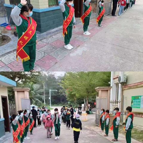 东郊中心小学第十五周周三值日小结