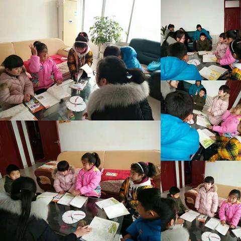 让冬雪留下我们努力的脚印——方吕小学一年级寒假作业纪实