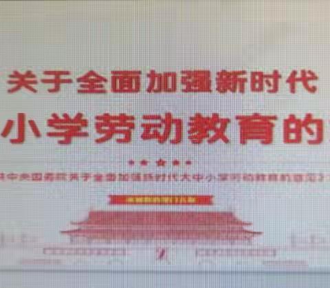 他山之石可攻玉（二）——学习翠峰中心小学劳动教育