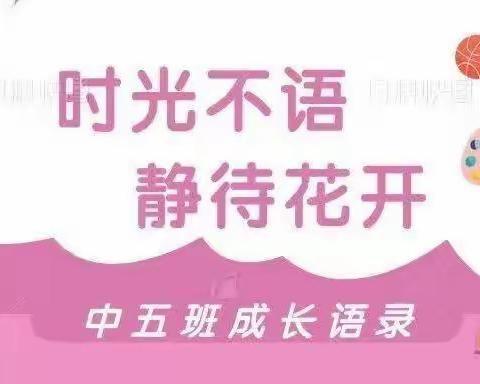 【晋中新世纪书院幼儿园•成长专栏】-时光不语💫 静待花开🌸中五班幼儿成长实录