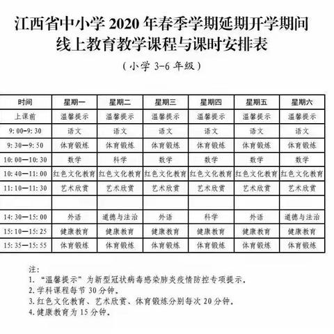 疫情之下，我的“上学”记——赣州市章贡区文清路小学环城校区四（6）班廖欣源