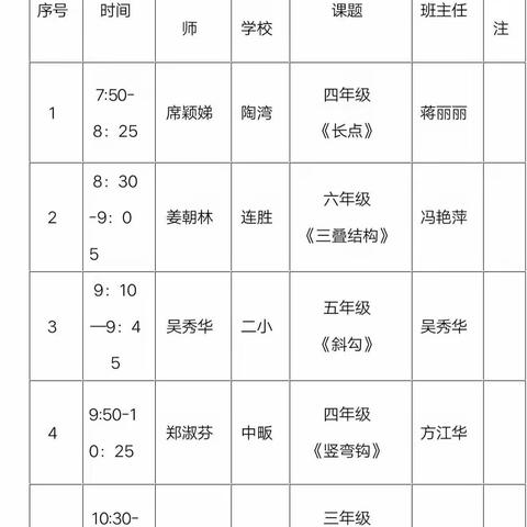 翰墨飘香  书法天地                             ——  弋阳县小学第二教研共同体书法优质课比赛