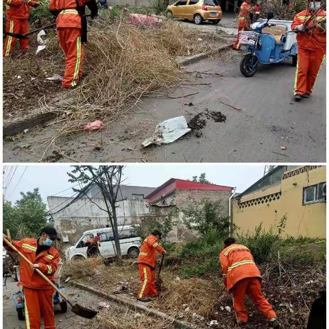 集中清理背街小巷，还城市本来面貌