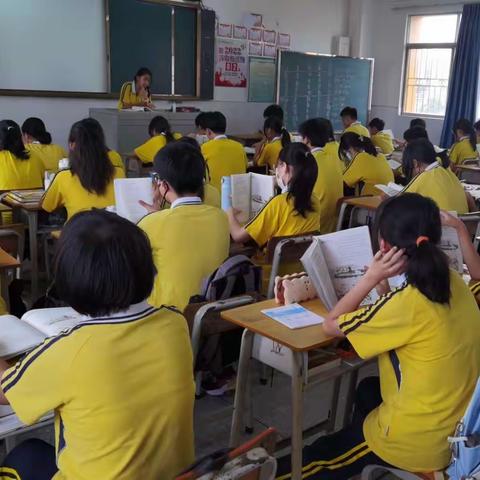 记九一班第一天早读