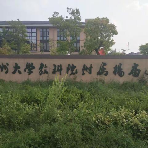 走在敬一的路上，寻找幸福教育的风景――扬州大学教育科学院杨庙小学参观有感。