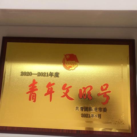 共青团临沧市委至亚微支行举行“2020-2021年度临沧市青年文明号”授牌仪式