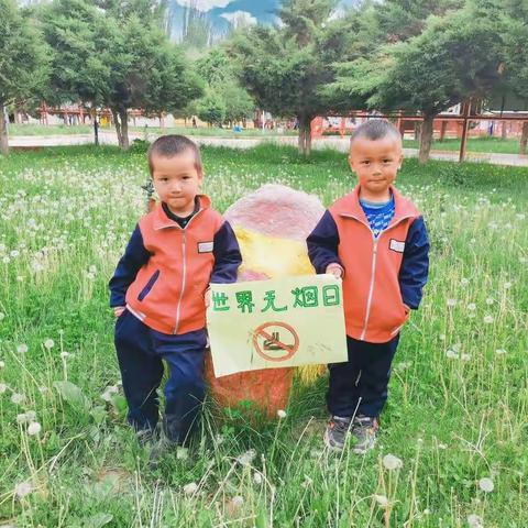 博孜墩乡第一幼儿园 “世界无烟日”主题活动
