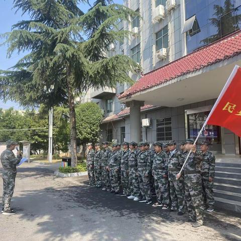 “点”出精气神，“验”出真水平———磁涧镇召开民兵点验大会