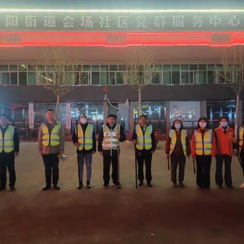 夜间巡逻进行中