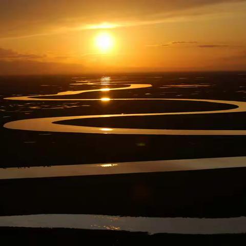 难忘的落日奇观