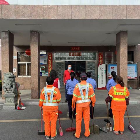 马山头社区开展城中村“环境清洁日”活动