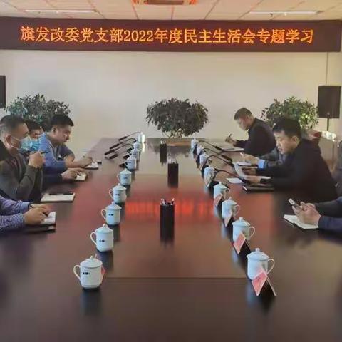 旗发改委党支部开展专题理论学习活动