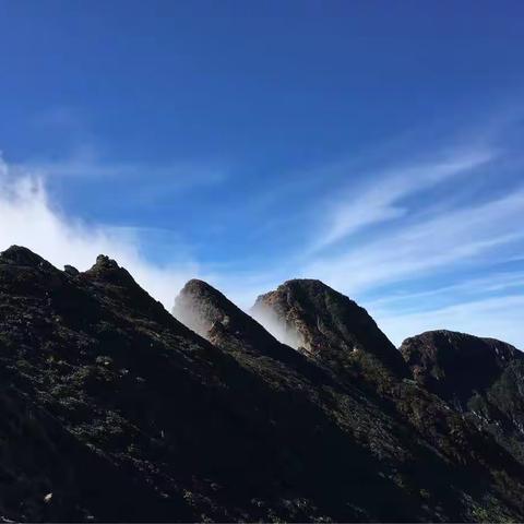 行走在山巅之上