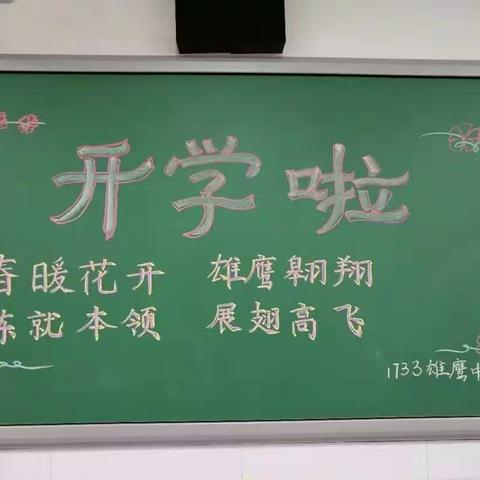 同心、同行、同乐，结伴成长一1733班雄鹰中队开学第一期