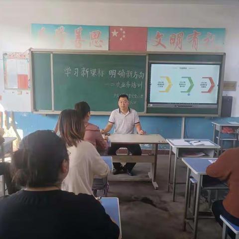 迁西县尹庄乡房官营完全小学“学习新课标，明确新方向”活动纪实