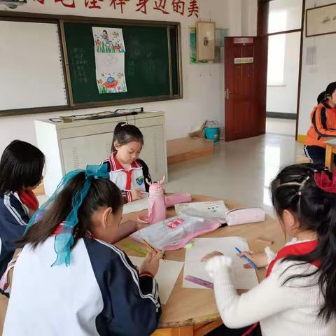 童心向党，画出精彩——滨城区第二小学绘画选修课