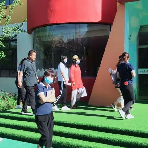 旗教育局对我园普级普惠督导评估前期指导