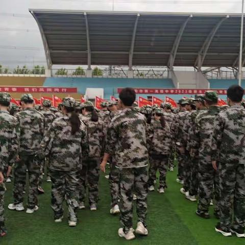 [高一208班]舞动青春斗志昂扬 磨炼意志书写华章一一濮阳市一高2023级208班军训纪实