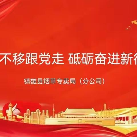 坚定不移跟党走 砥砺奋进新征程——镇雄县局多形式学习宣传贯彻党的二十大精神