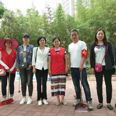 夏日骄阳也无法融化我们文明的步伐--文物旅游局5月26日志愿服务日志