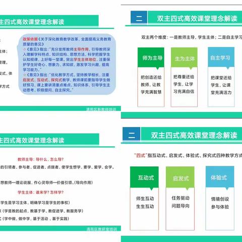 研有所得，学有所获——耿桥小学1+4备课管理机制和双主四式解读