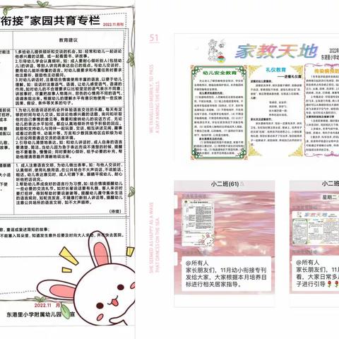 《东港里小学附属幼儿园秋季疫情防控居家“成长篇”（二）》－－小二班